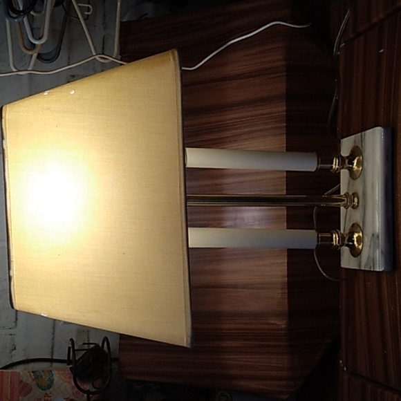 Vintage mvm marble base bedside desk lamp